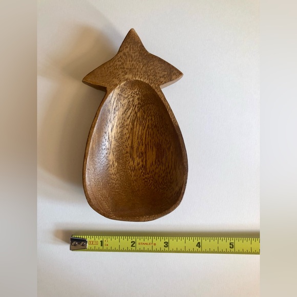 Vintage Hand-carved Pineapple Trinket Dish Catchall - Picture 5 of 5